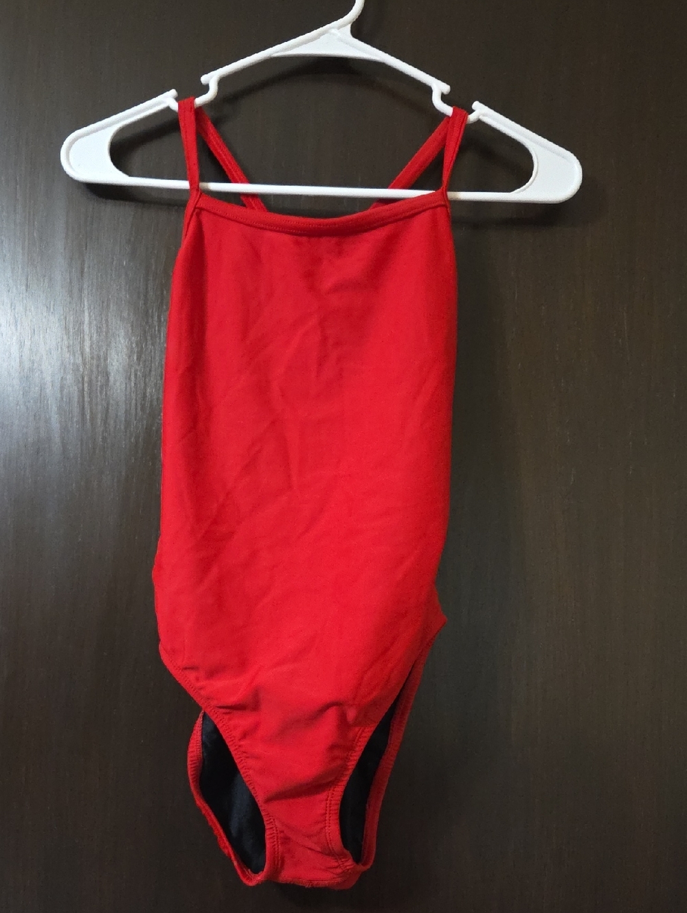 no name brand ladies swimsuit red size 32